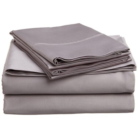 Impressions 300 Twin Sheet Set, Egyptian Cotton Solid - Grey 300TWSH SLGR